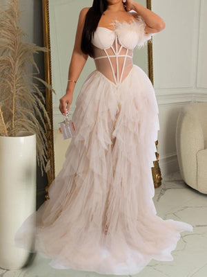 100% polyester Care instructions: Machine wash cold formal gown in Red with A-line silhouette