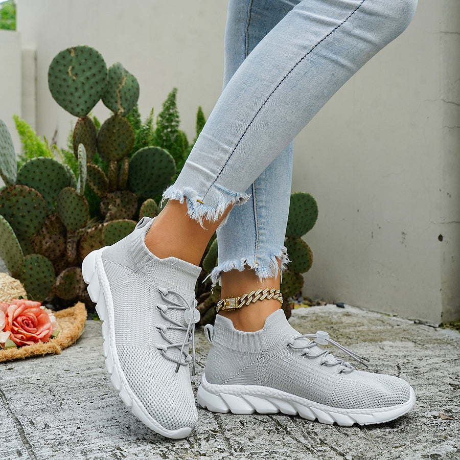 Beige sneakers