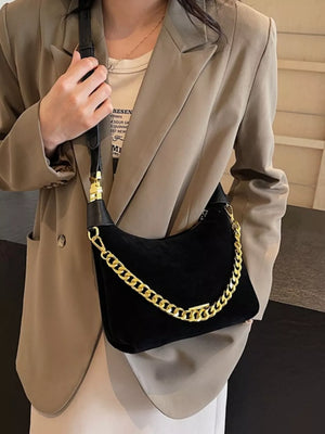 Chain Detail Crossbody Bag option 5