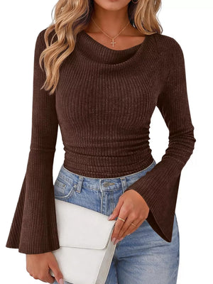 black pullover sweater