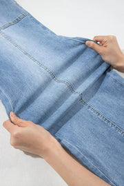 wide-leg jeans in Light Blue