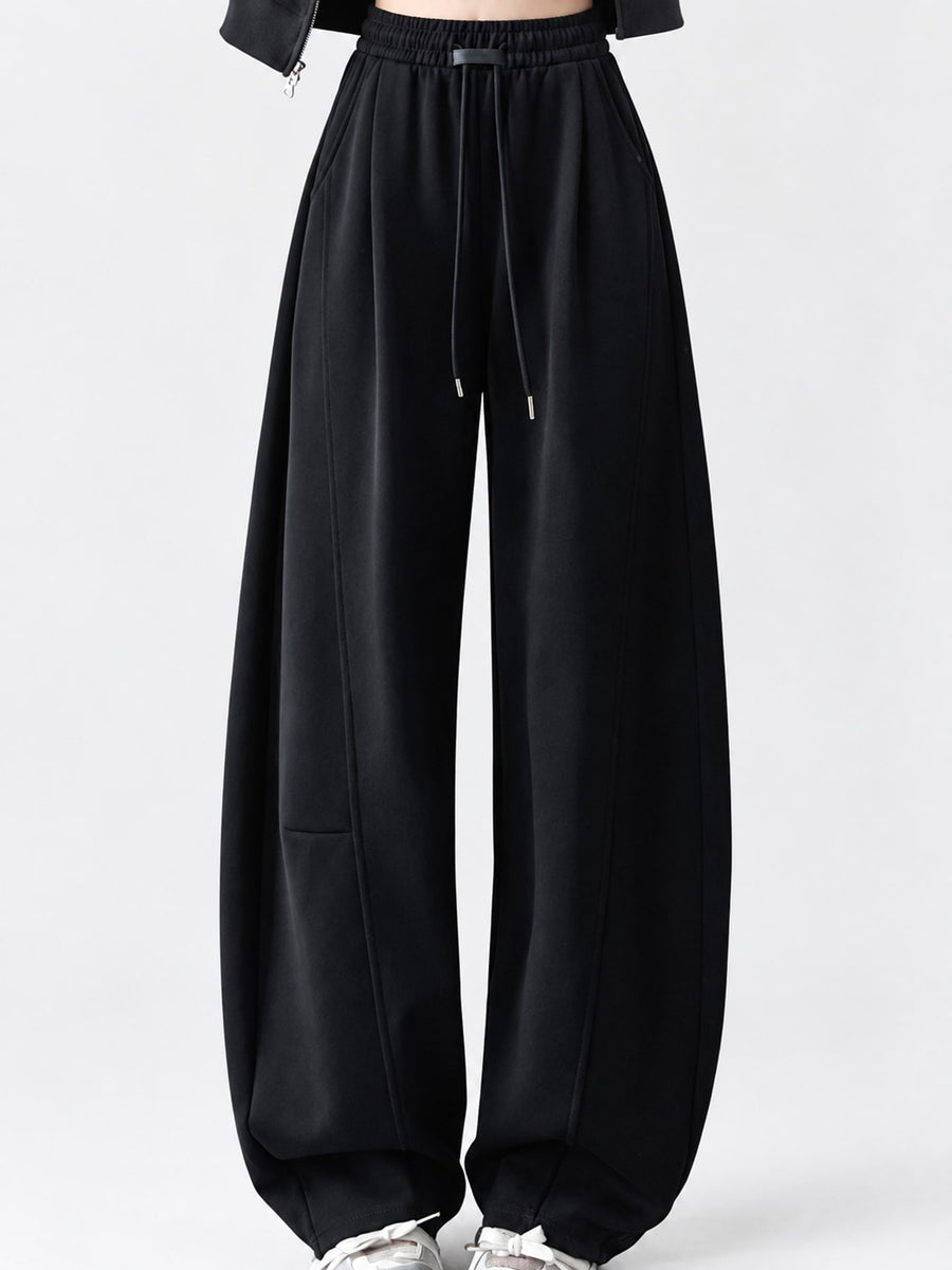 Dark Gray-Spring And Fall-Tall sweatpants