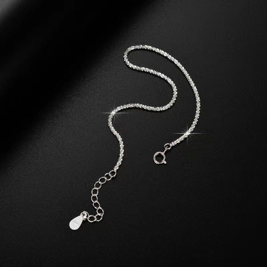 925 sterling silver Care instructions: Avoid wearing during exercise, as sweat w bracelet in Silver with chain silhouette
