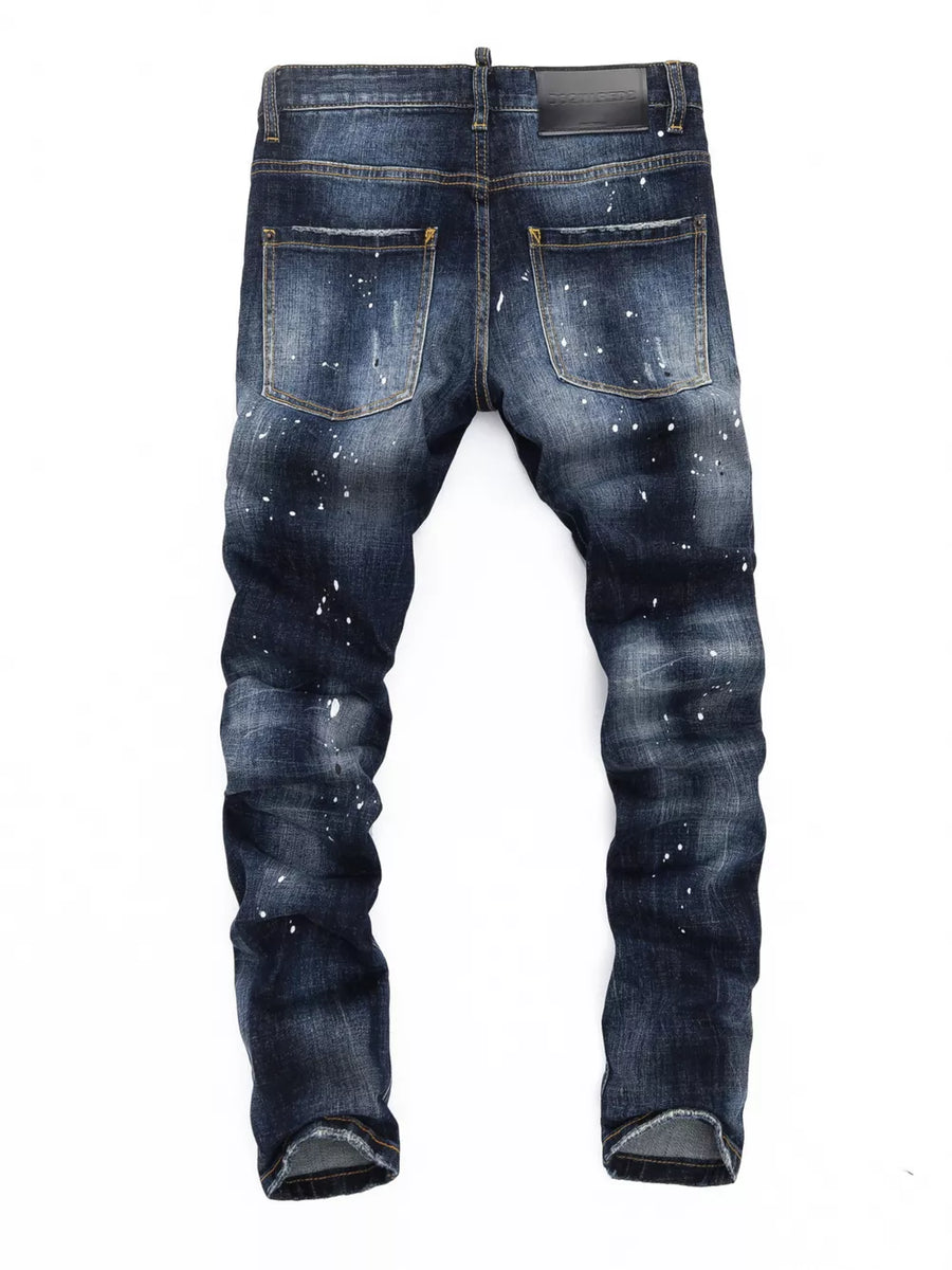 Men's Distressed Slim Fit Jeans in this colorway