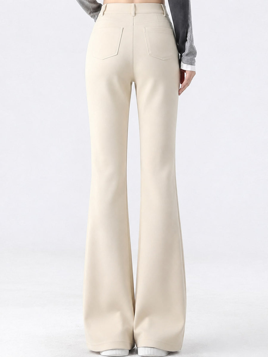 black with trousers with high-waisted 34