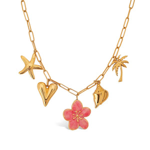 lace necklace in Gold with not applicable silhouette