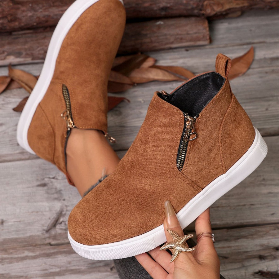 Polyester,Rubber Imported Size &amp ankle boots in camel with regular silhouette