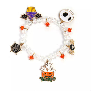 18K Gold-Plated, Alloy, Glass, Resin Care instructions: Avoid wearing during exe bracelet in orange with fitted silhouette