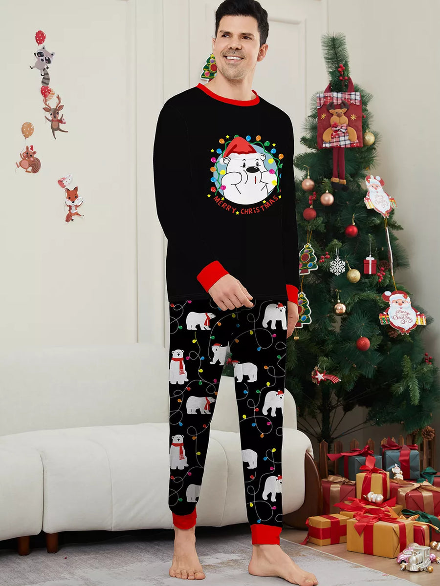 holiday pajama set in Mom with crew neck
