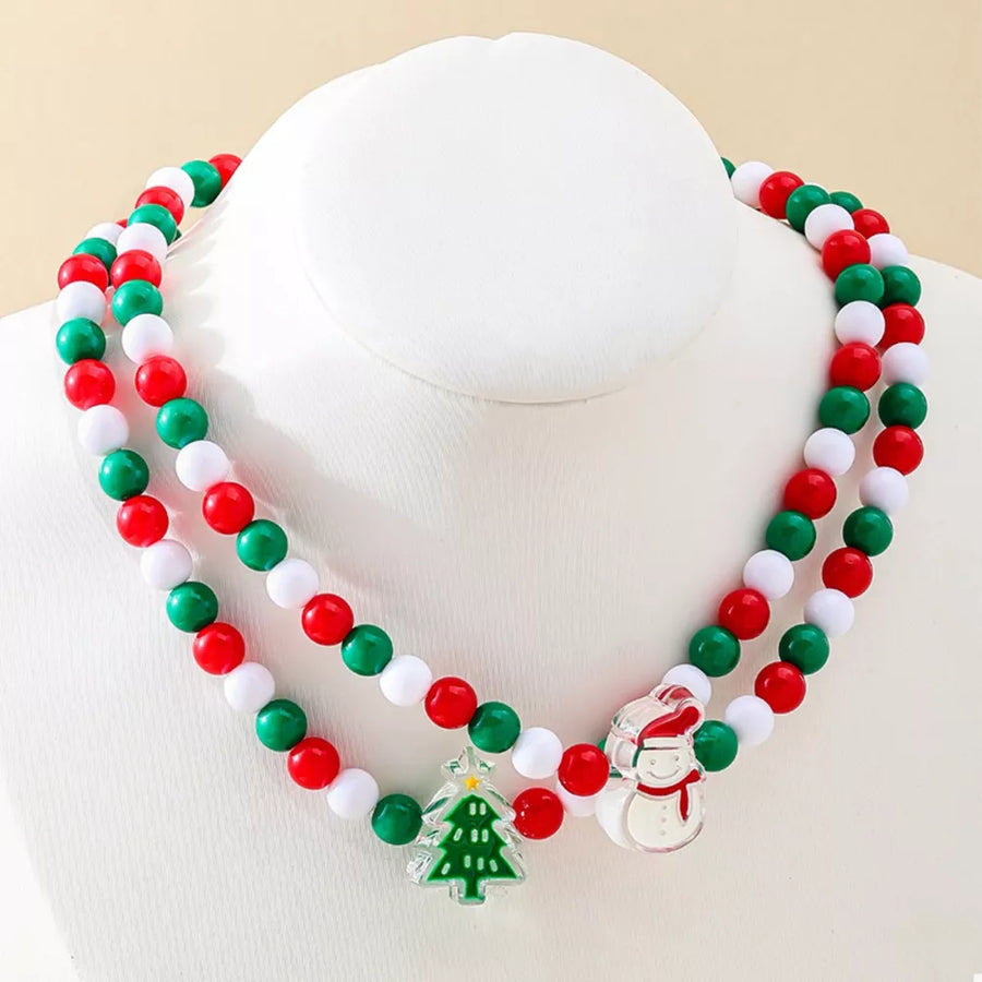 Acrylic Care instructions: 1 Jewelry Set in white with circular silhouette