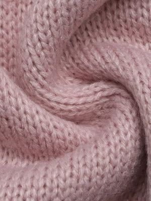 V-neck Openwork Long Sleeve Sweater option 10