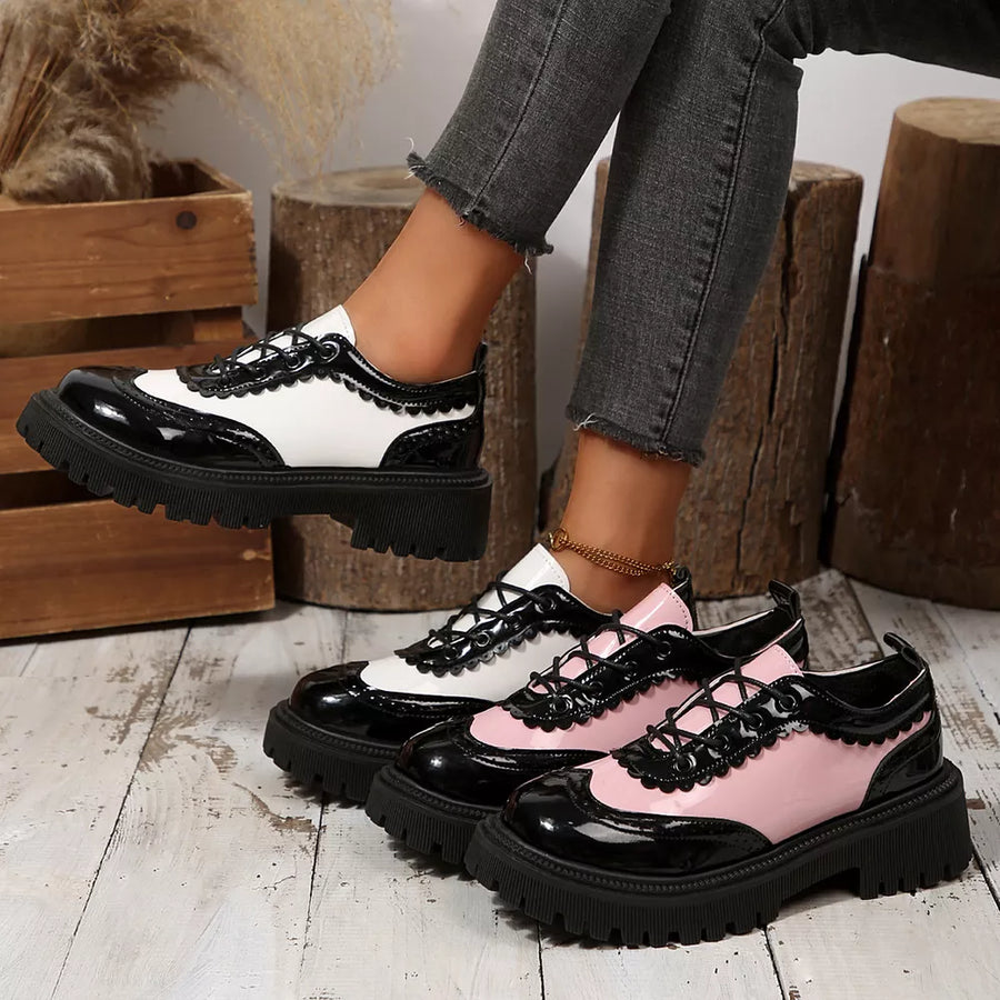 black sneakers with color-block and not applicable