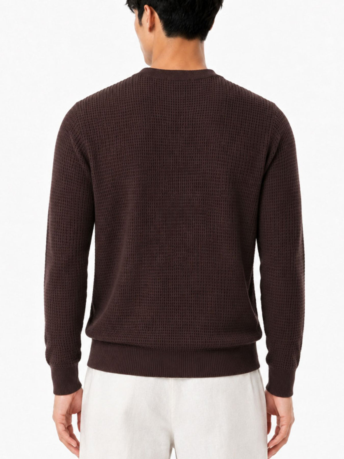 95%polyester,5%spandex Care instructions: Machine wash cold pullover sweater in Gray with regular silhouette