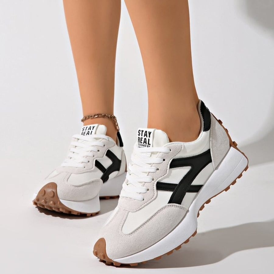 Polyester,Rubber Imported Size &amp sneakers in white with regular silhouette