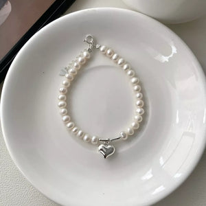 Freshwater Pearl,925 sterling silver Care instructions: Avoid wearing during exe bracelet in Silver with not applicable
