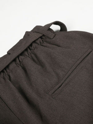 capris in Brown with belted and capri