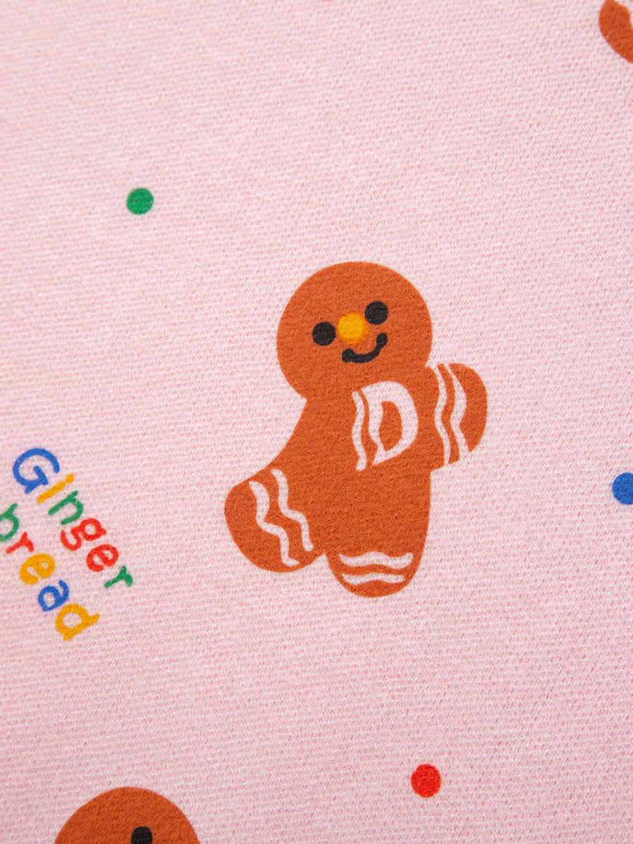 pullover sweater featuring gingerbread pattern in brown with 52% viscose, 26% polyester, 22% polyamide Care instructions