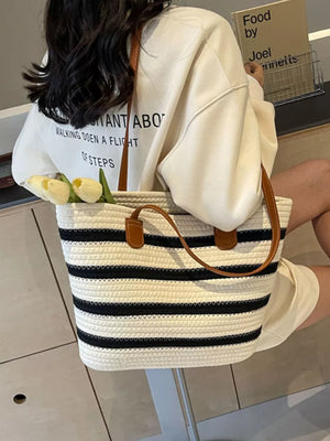 Polyester Imported Size &amp tote in Beige with boxy silhouette