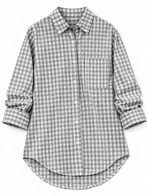 button-down shirt in Black