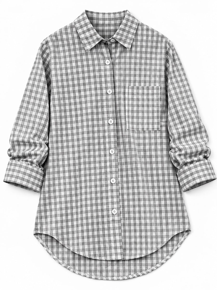 button-down shirt in Black