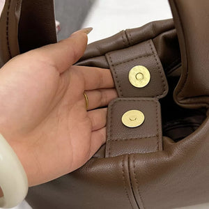Adjustable Strap Crossbody Bag in Brown