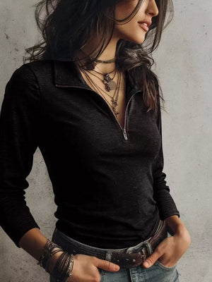 100% polyester Care instructions: Machine wash cold t-shirt in Black with slim silhouette