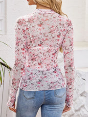 top featuring leopard-print in Multicolor with 95% polyester, 5% elastane Care instructions: Machine wash cold texture