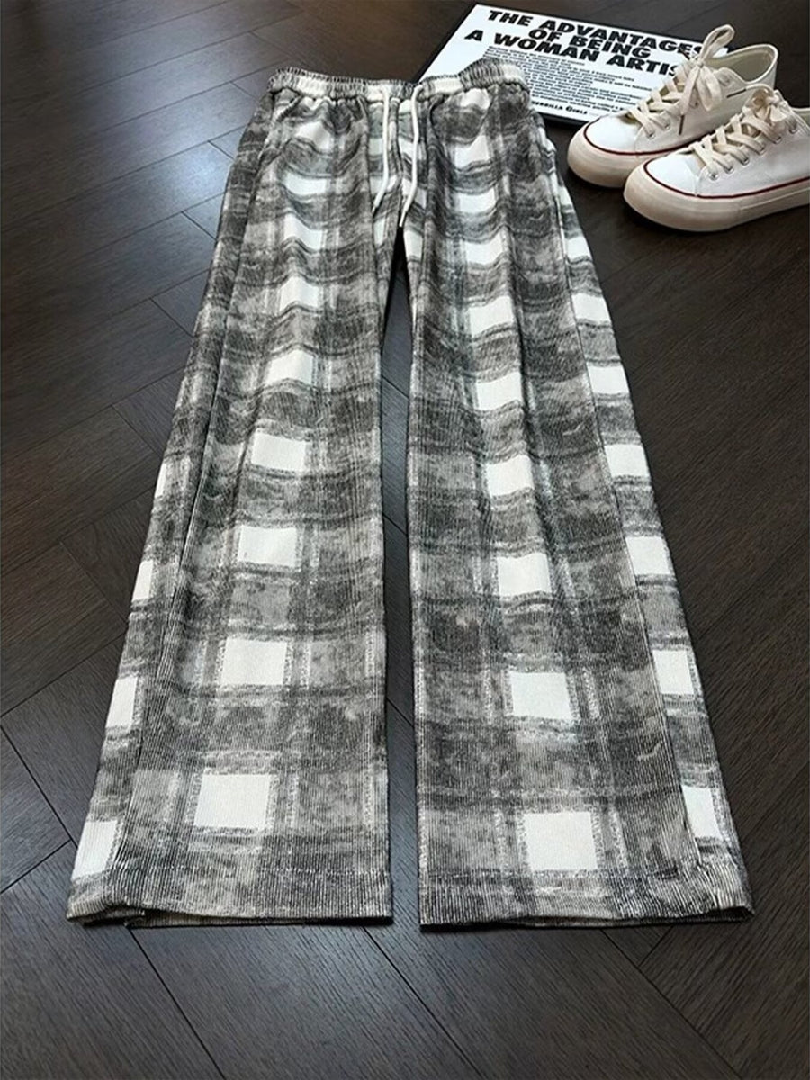 95%polyester,5%spandex Care instructions: Machine wash cold wide-leg pants in Navy with loose silhouette