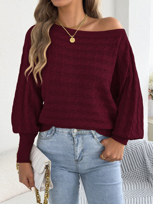 100% acrylic Care instructions: Machine wash cold pullover sweater in camel with relaxed silhouette