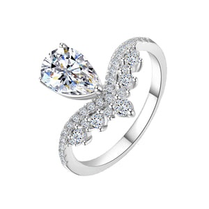 glam ring in Silver with not applicable
