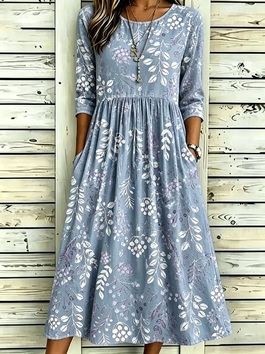 100% polyester Care instructions: Machine wash cold midi dress in Burgundy with A-line silhouette