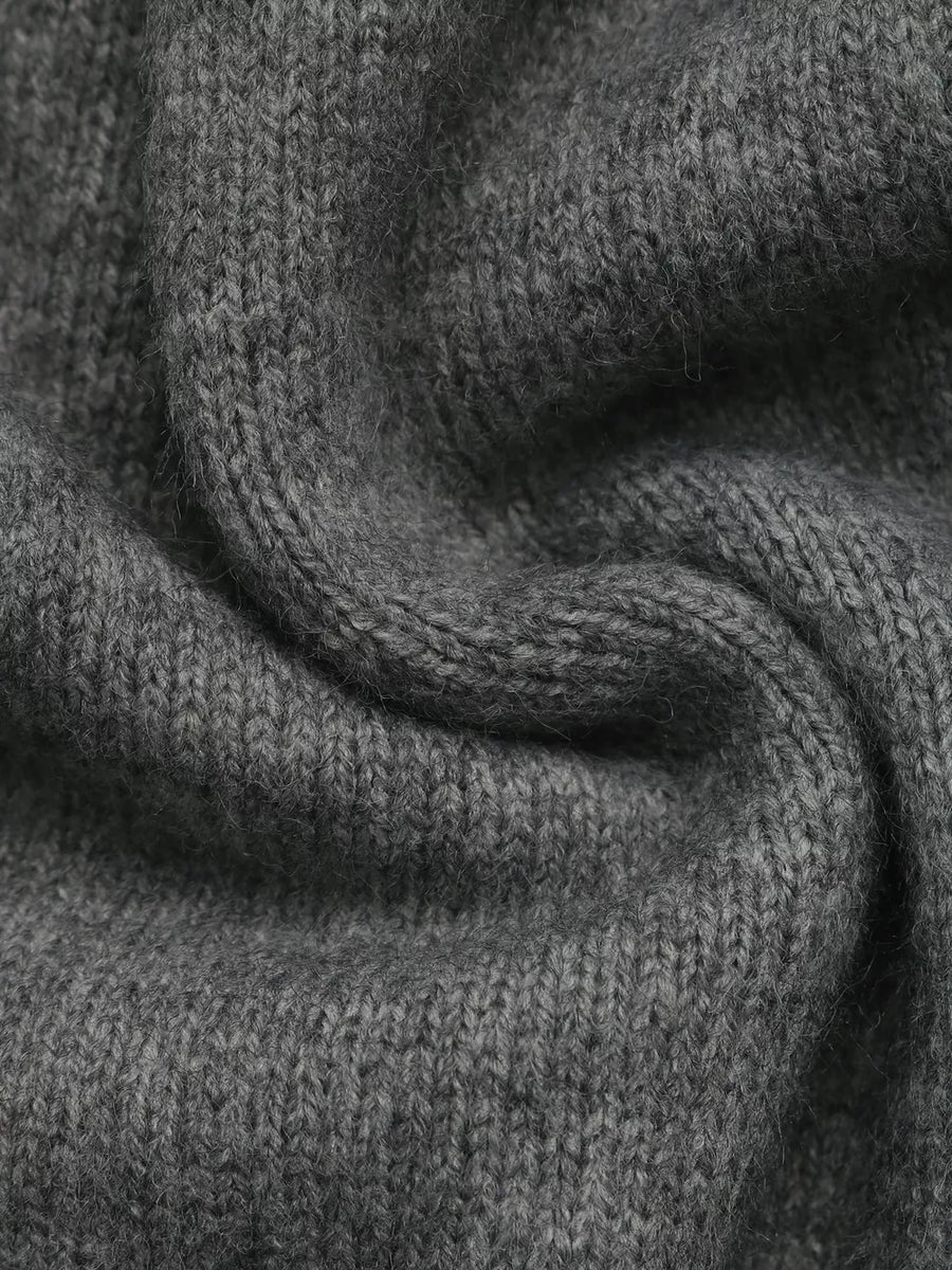 charcoal cardigan