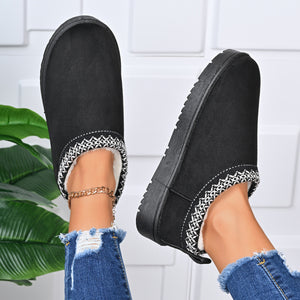 White ankle boots with ankle-length and slip-on