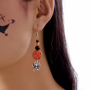 Alloy,Crystal,Silver-plated Care instructions: Avoid wearing during exercise, as earrings in black with drop silhouette