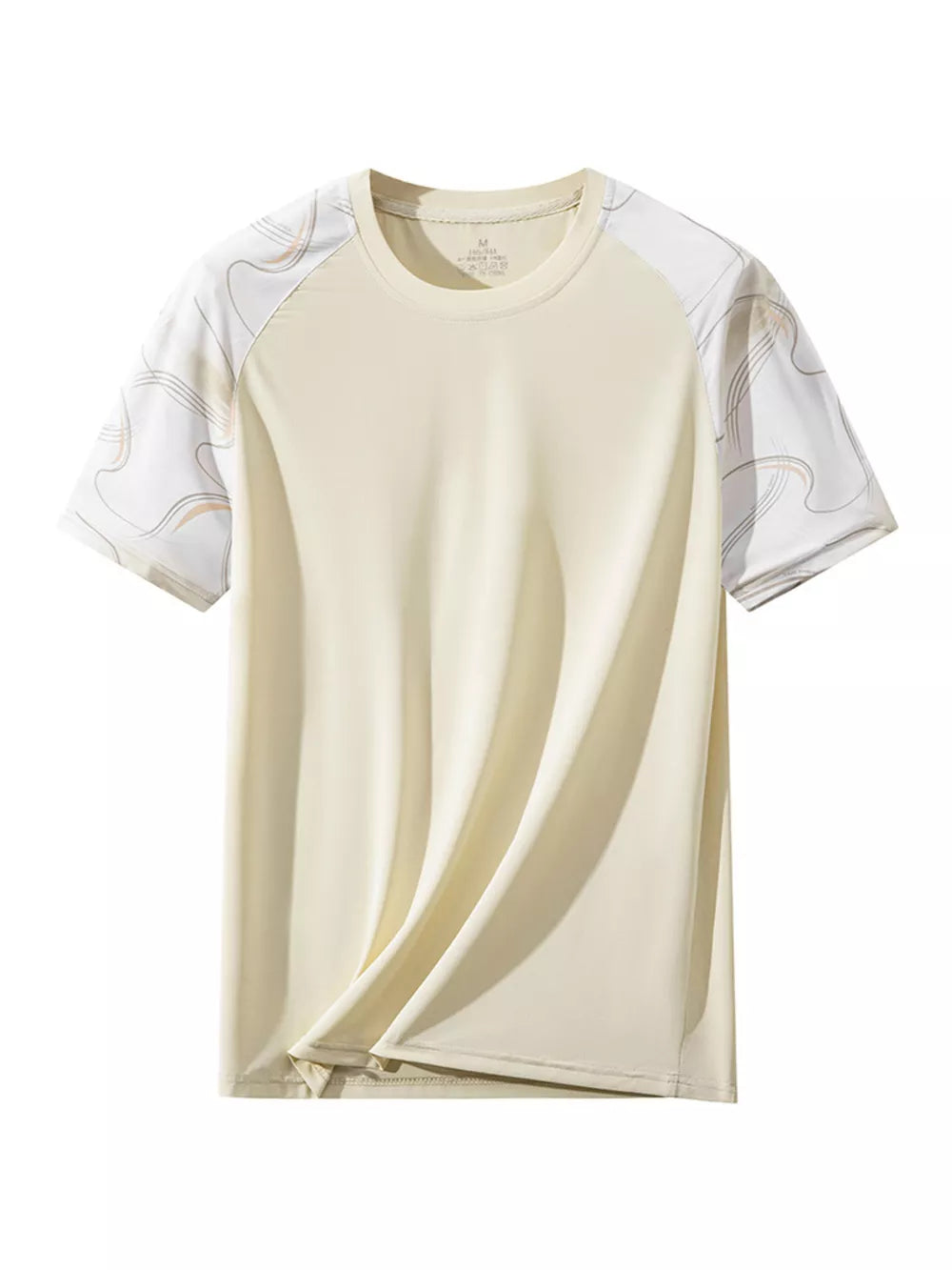 Apricot Men's Plus Size Color Block T-shirt