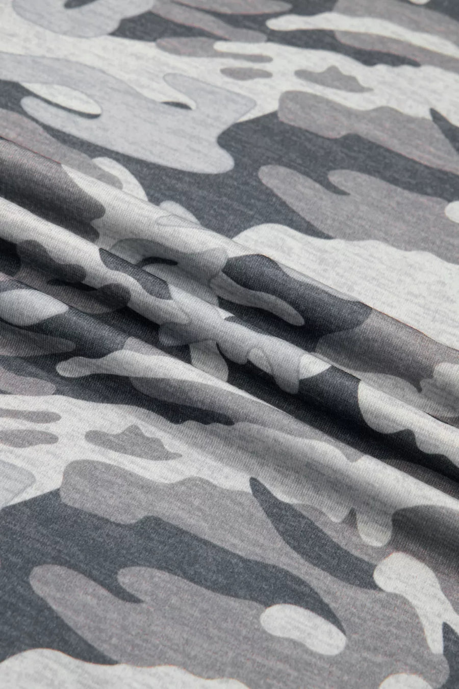 Camouflage V-neck Relaxed Tee