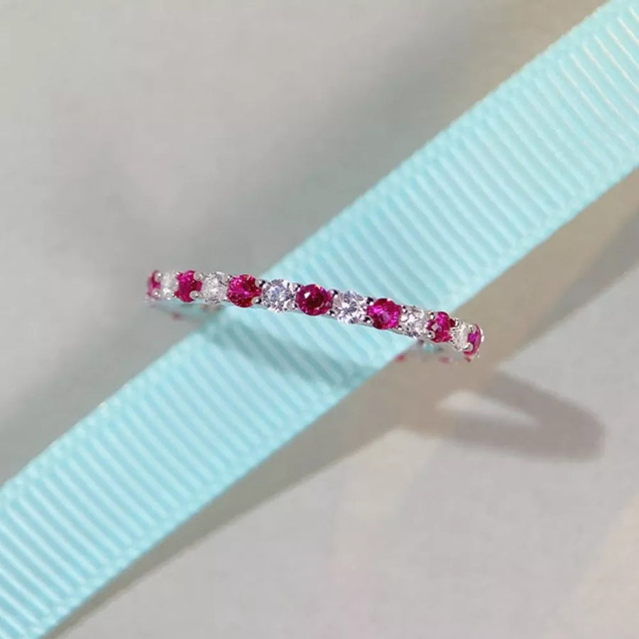 classic ring in Deep Rose with null