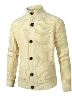 100% polyester Care instructions: Machine wash cold cardigan in Pastel Yellow with regular silhouette