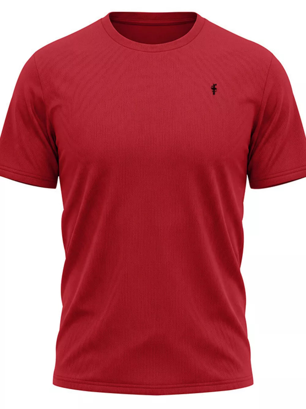 Men's Classic Fit Crew Neck T-shirt Plus Size in Black, view 16