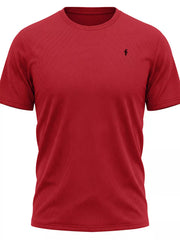 Men's Classic Fit Crew Neck T-shirt Plus Size in Black, view 16