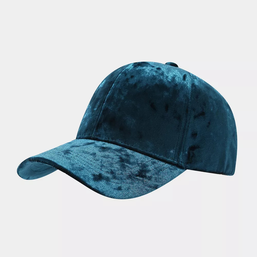 cap in teal featuring adjustable strap and fitted fit