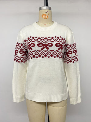 burgundy pullover sweater with pullover and fair isle