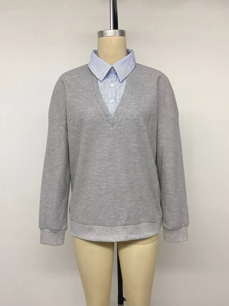 sweatshirt in Gray