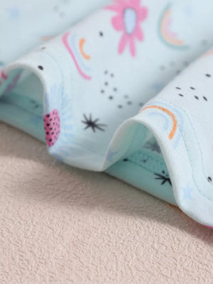 Children's Floral Print Spaghetti Strap A-line Dress option 4