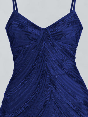 light blue fitted mini dress with sweetheart