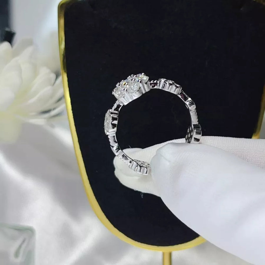 silver ring with N/A and N/A
