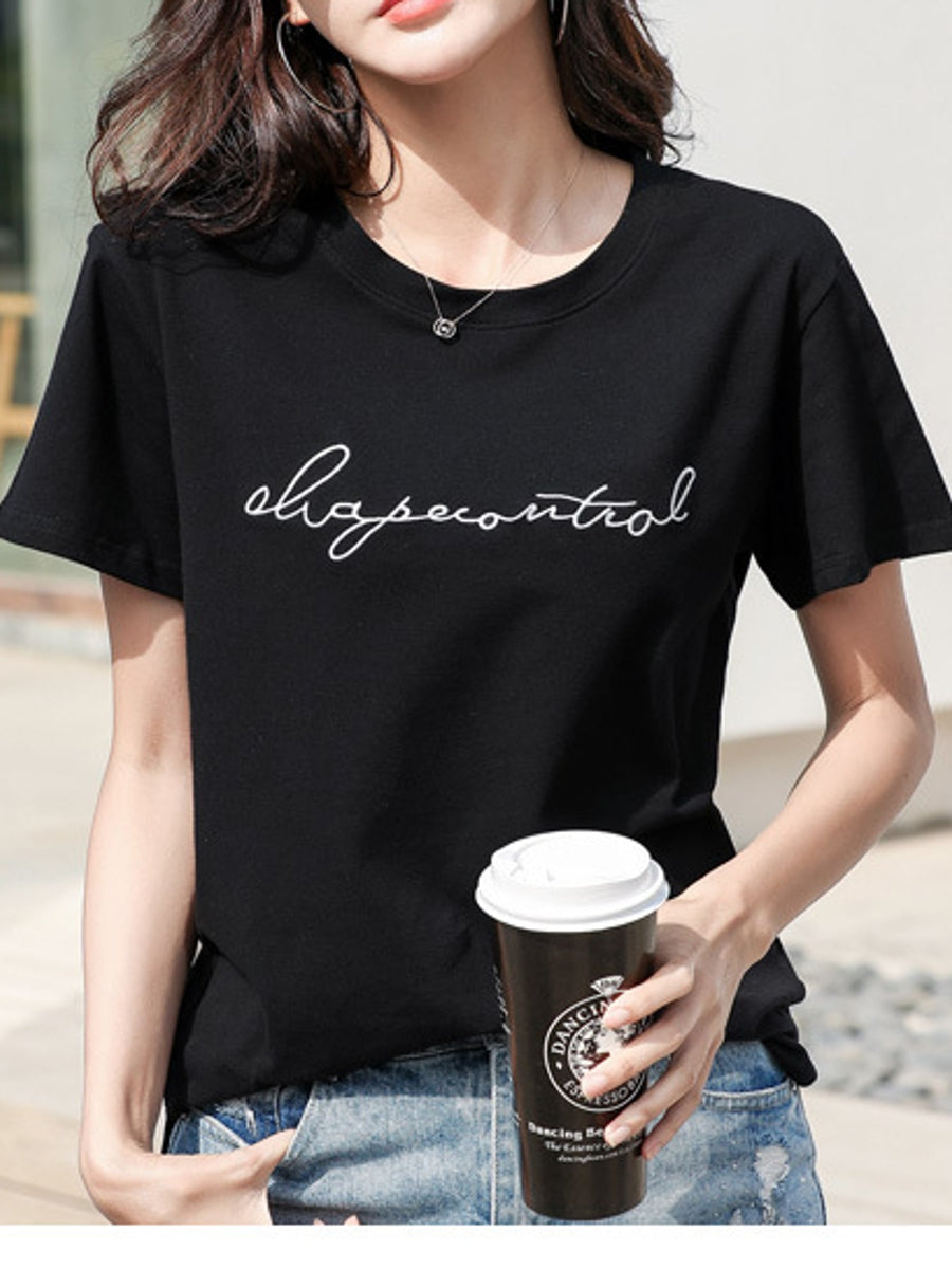 Cotton 90&amp t-shirt in Green with regular silhouette