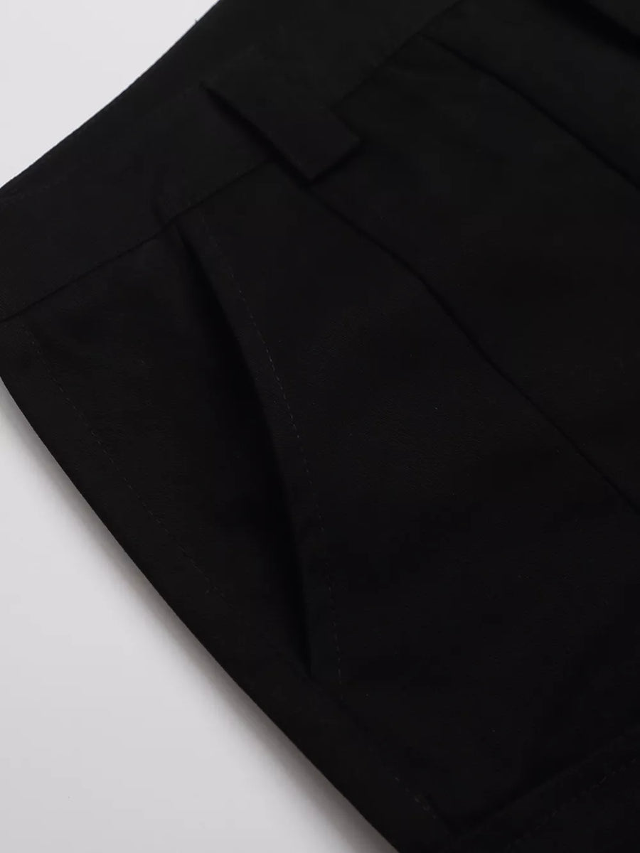 Chocolate with Men's Studded Cargo Capris
