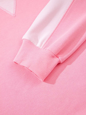 2-tone Color Block Patchwork Sweatshirt option 8