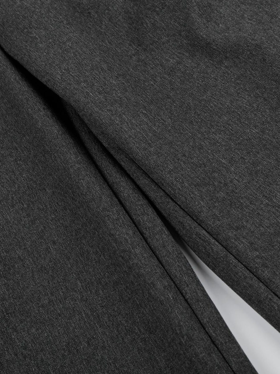 Grey wide-leg pants